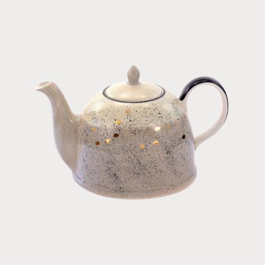 Kanne "Sao" Keramik mit Goldauflage 1,9 l Cha Cult