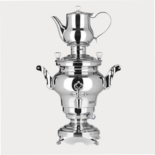 Samowar "Odessa III" 3 l, Edelstahl 18/10, 30 x 26 x 52 cm