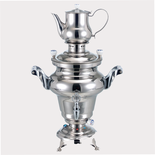 Samowar "Rebecca III" 5 l, Edelstahl, 32 x 27 x 58 cm