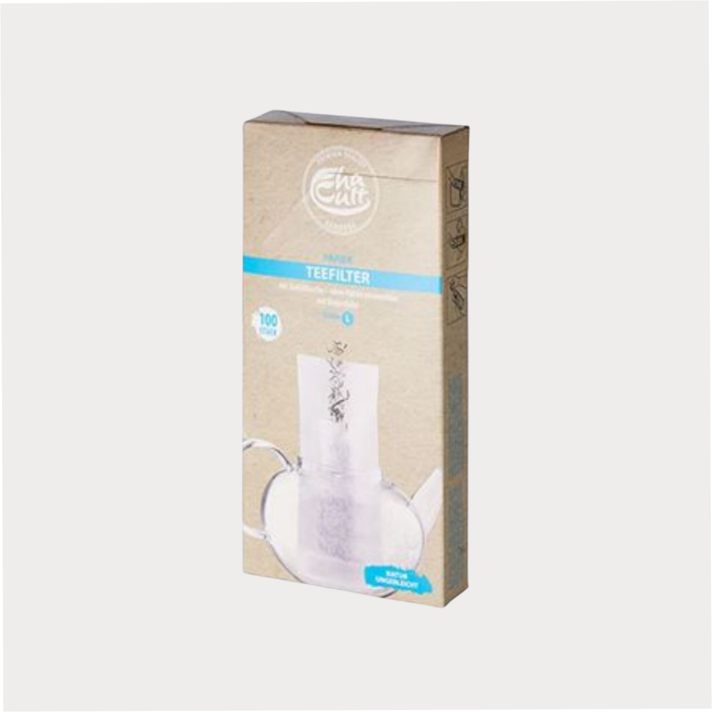 Teefilter, Größe 4 Schachtel à 100 St. L: 4,5 cm B: 10 cm H:19,5 cm