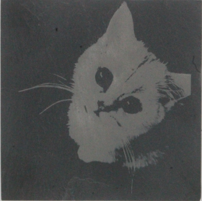 Individueller Untersetzer Herz mit Bildgravur