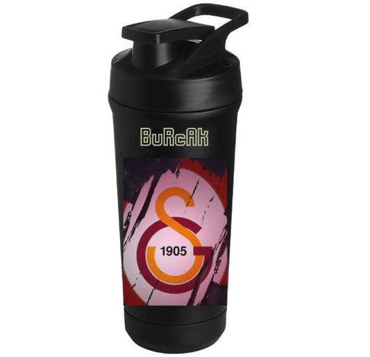 Teemando® individuell gravierter Premium Edelstahl Shaker mit deiner Wunschgravur 750ml, auslaufsicherer Deckel, Shaker-Ball, spülmaschinengeeignet für Proteinshakes, Fitness Diät Geschenk Bodybuilding