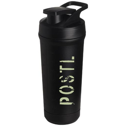 Teemando® individuell gravierter Premium Edelstahl Shaker mit deiner Wunschgravur 750ml, auslaufsicherer Deckel, Shaker-Ball, spülmaschinengeeignet für Proteinshakes, Fitness Diät Geschenk Bodybuilding