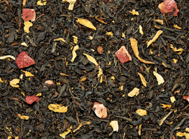Schwarztee Pfirsich/Erdbeer [Pfirsich-Erdbeer-Note] aromatisiert