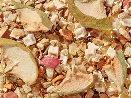 Früchteteemischung Ingwer-Konfekt [Ingwer-Apfel-Zitronen-Note] / aromatisiert 50 Pyramidenbeutel im Sachet à 4 g