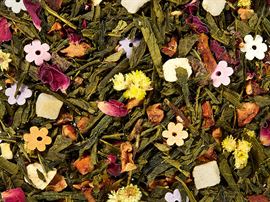 Grünteemischung Sencha Nektar(ine)/Pfirsich [Nektar.-Pfirsich / -Note] aromatisiert
