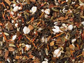 Gewürzteemischung k.b.A. mit schwarzem Tee Tonka/Buchweizen/Quinoa/Kokos [Gewürz-Tonka-Note] / DE-ÖKO-003 VO2018/848 aromatisiert