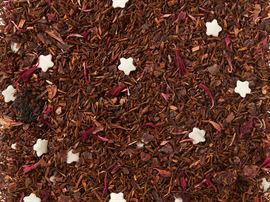 Rotbuschteemischung Schoko-Tonka-Kirsch-Dessert aromatisiert