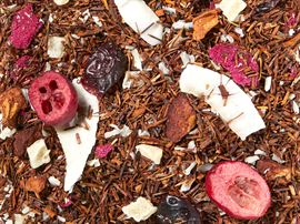 Rotbuschteemischung Ananas/Kokos/Cranberry [Ananas-Kokos-Cranberry- Note] aromatisiert