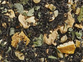 Schwarzteemischung Lemon Ginger [Ingwer-Zitronen-Vanille-Note] aromatisiert