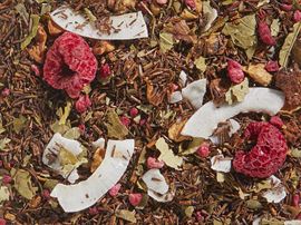 Rotbuschteemischung Kokosbeere [Kokos-Granatapfel-Himbeer- Note] aromatisiert
