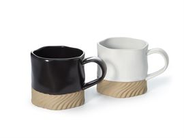 Becher "Samuel" Keramik, 2-fach sortiert 0,35 l H 9,3 cm, Ø 8,5 cm