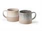 Becher "Laslo" New Bone China mit Reactive Glaze, 2-fach sortiert 0,4 l H 9,2 cm, Ø 9,2 cm