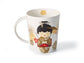 Becher "Cupti Geisha Gold" Fine Bone China mit Goldauflage 0,5 l H 11 cm, Ø 9 cm