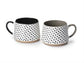 Becher "Lone" New Bone China, matt, 2-fach sortiert 0,4 l H 8 cm, Ø 8,5 cm