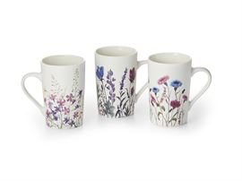 Becher "Mena" New Bone China, matt 3-fach sortiert, 0,3 l H 12,1 cm, Ø 7,5 cm