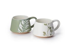 Becher "Leana" New Bone China, matt, 2-fach sortiert 0,35 l H 7,5 cm, Ø 7,8 cm