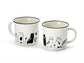 Becher "Buzz" New Bone China, matt, 2-fach sortiert 0,35 l H 9 cm, Ø 9,4 cm