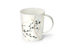 Becher "Cupti Akashi" Fine Bone China mit Goldauflage 0,5 l H 11 cm, Ø 9 cm