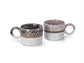 Becher "Bengt" Steinzeug mit Reactive Glaze, 2-fach sortiert 0,35 l H 8 cm, Ø 10,8 cm