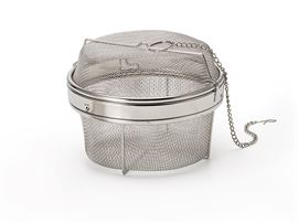 Riesen-Tee-Ei "Karl" 304 Edelstahl, für ca. 300 g H 10 cm, Ø 12,8 cm