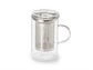 Kräuterteetasse "Holma" hitzebeständiges Glas, mit Deckel und Edelstahlsieb / 0,55 l H 13 cm, Ø 8,3 cm