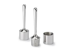 Teesieb "Weston" Edelstahl mit Ablage H 19 cm, Ø 4 cm