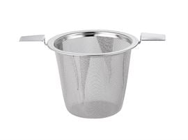 Dauerfilter mit 2 Henkeln "Piet" 18/8 Edelstahl H 6 cm, L 12 cm, Ø 7 cm
