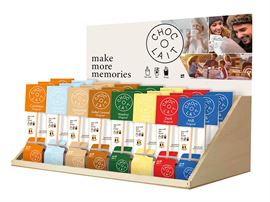 Choc-o-lait Stick - Mix Display à 96 Stück, 8-fach 8 x 6 Sticks + Nachfüllpack