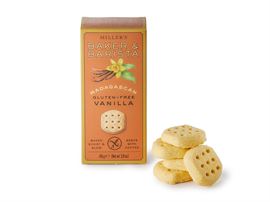 Miller`s ®Baker & Barista Madagascan Vanilla Gebäck mit Vanille, glutenfrei, 110 Gramm