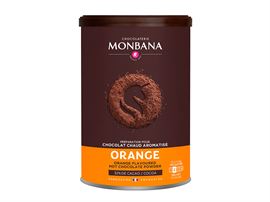 Monbana Trinkschokolade "Orange", aromatisiert, 250 Gramm