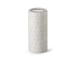 Dose "Mehdi", 150 g Weißblech, rund, Stülpdeckel mit Sichtfenster matt H 17 cm, Ø 7,5 cm