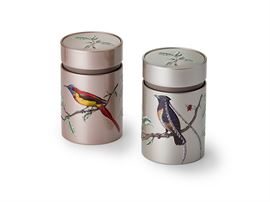 Dose "Birds", 150 g Weißblech, rund, mit Aromaverschluss 2-fach sortiert H 11,7 cm, Ø 7,5 cm