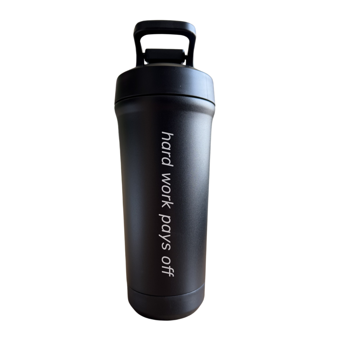 Teemando® individuell gravierter Premium Edelstahl Shaker mit deiner Wunschgravur 750ml, auslaufsicherer Deckel, Shaker-Ball, spülmaschinengeeignet für Proteinshakes, Fitness Diät Geschenk Bodybuilding