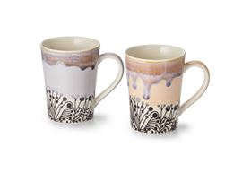 Becher "Feline" Steinzeug mit Reactive Glaze, 2-fach sortiert 0,3 l