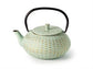 Kanne "Fuzhou" Gusseisen, mint-gold mit Edelstahlsieb, 0,8 l, China H 15 cm, Ø 8 cm