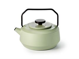 Kanne "Yini" Gusseisen, mint-schwarz mit Edelstahlsieb, 0,8 l H 11 cm, Ø 6,5 cm