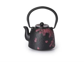 Kanne "Chun" Gusseisen, schwarz mit Edelstahlsieb, 0,5 l H 10,1 cm, Ø 4,7 cm