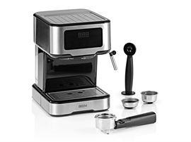 BEEM Espresso-Siebträgermaschine "Select Touch" 15 bar & 1,5 l Wassertank Touch Display, Tropfschale, Tamper, Dosierlöffel schwenkbare Metalldampfdüse