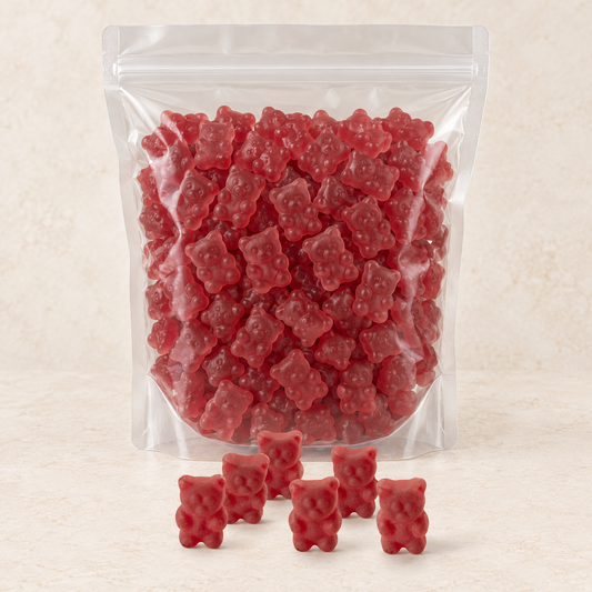 Tee-Bären Erdbeer-Himbeer, 1 kg – TEEMANDO Atelierbild