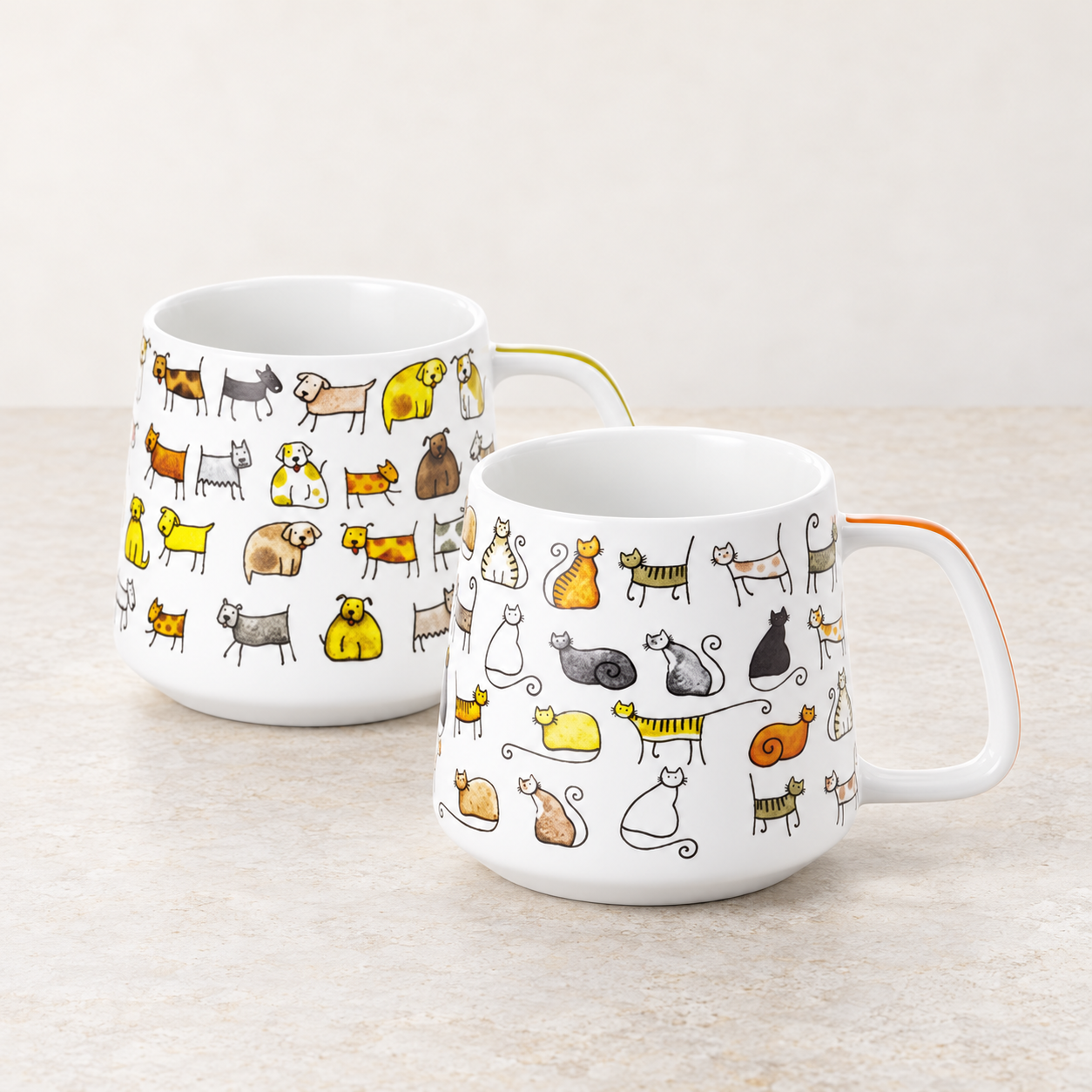 TEEMANDO Atelier-Hauptbild – Dodo & Bodo Hund und Katze