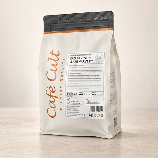 Kaffee Sao Silvestre Late Harvest in 1 kg Tüte, ganze Bohne – TEEMANDO Atelier