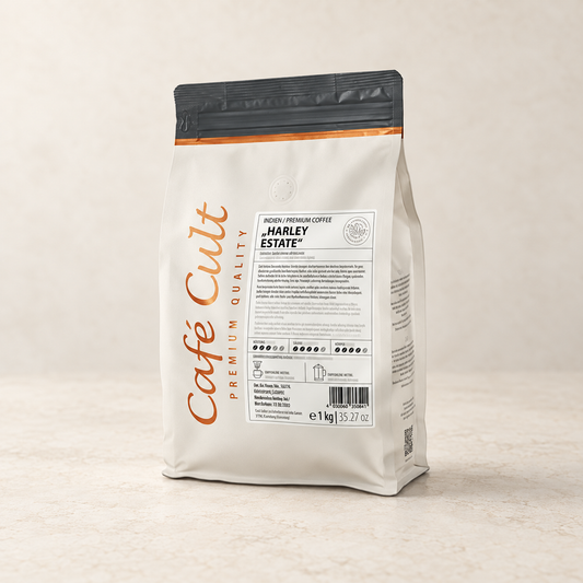 Kaffee Indien "Harley Estate" in 1 kg Tüte, ganze Bohne – TEEMANDO Atelier