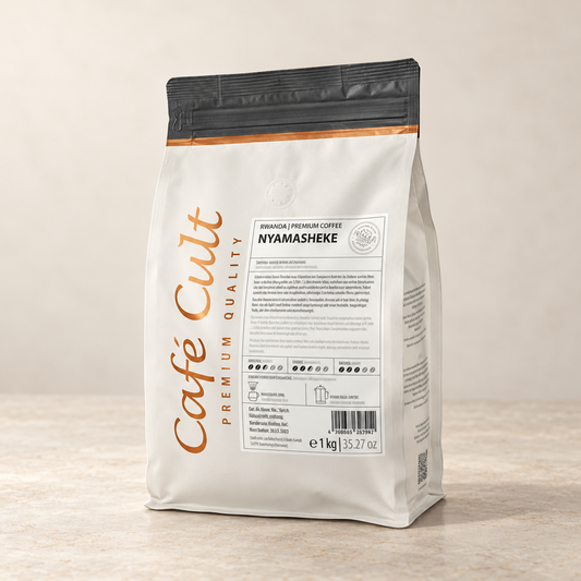 Kaffee Ruanda Nyamasheke in 1 kg Tüte, ganze Bohn – TEEMANDO Atelier