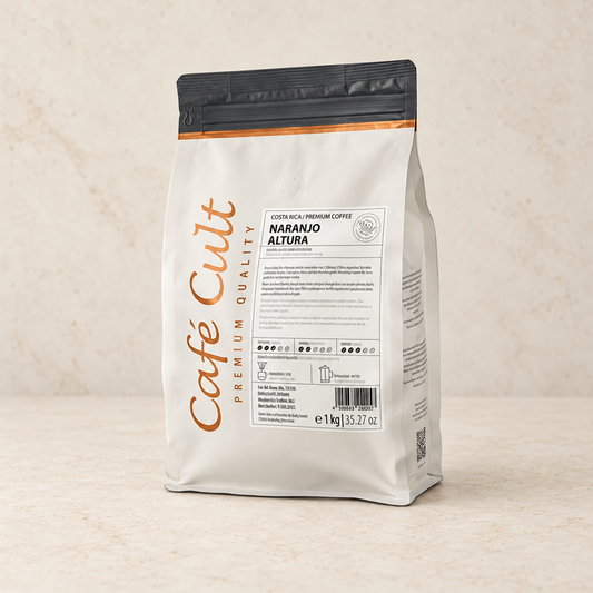 Kaffee Costa Rica Naranjo Altura in 1 kg Tüte, ganze Bohne – TEEMANDO Atelier