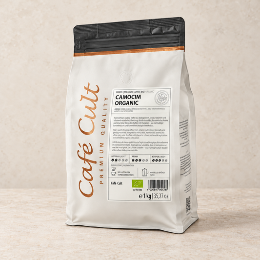BIO Kaffee Brazil Camocim Organic in 1 kg Tüte, ganze Bohne DE-ÖKO-006 1 kg – TEEMANDO Atelier