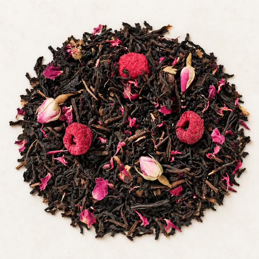 Halbfermentierter Tee Oolong Think Pink Himbeer-Rosen-Note aromatisiert 1 kg