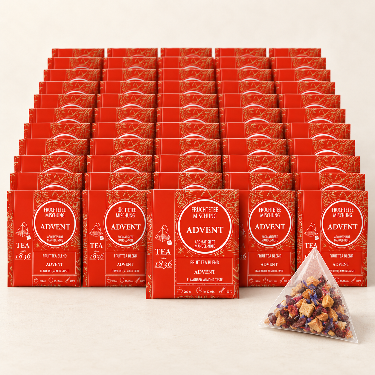 Teemando Atelier – Advent 50 Pyramidenbeutel
