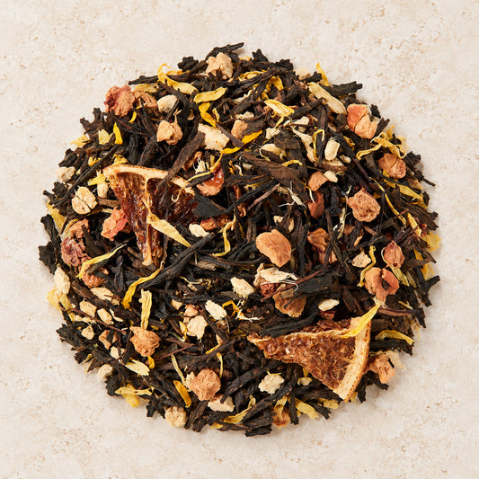 BIO Schwarzteemischung k.b.A. Black Sencha Ingwer-Orange Ingwer-Orangen-Note DE-ÖKO-006 aromatisiert, 1 kg