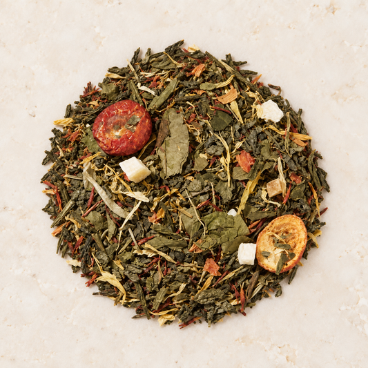 Grün-/Weißteemischung Herbstlicher Spaziergang – Atelier Produktbild